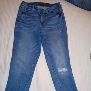 Jennifer Lopez Sculpt Midrise Jean Capris Sz12
